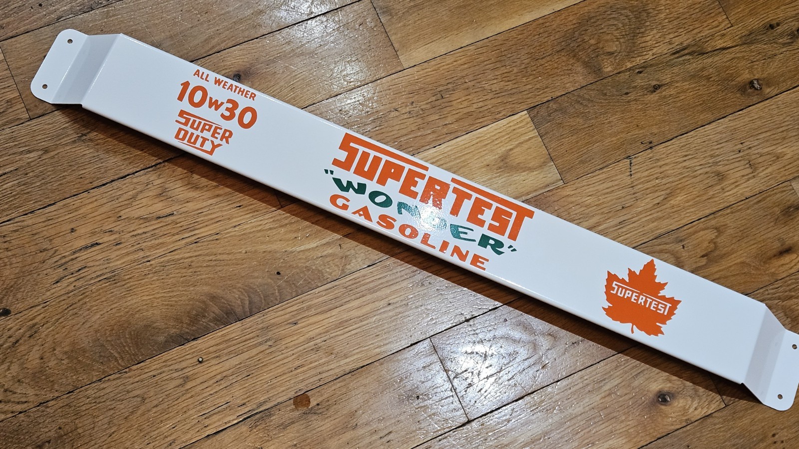  33\'\' Door push bar retro antique vintage SuperTest gasoline sign advertsing