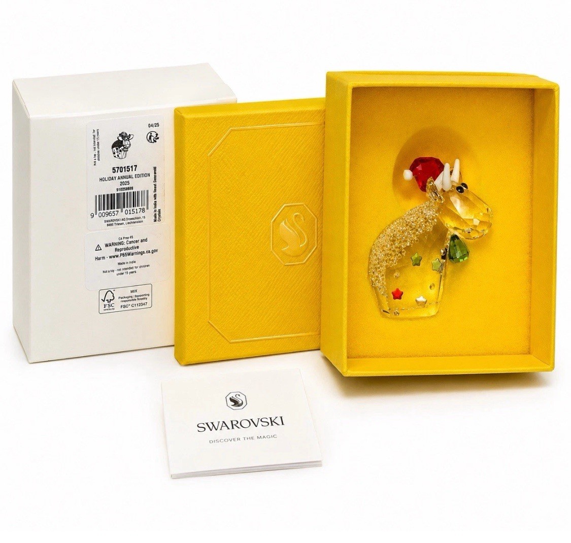 Swarovski Mo Holiday Annual Edition 2025 Crystal Figurine #5701517 New Box