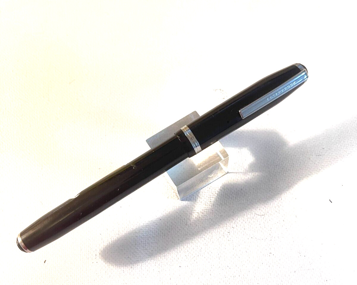 Black Esterbrook LJ Fountain Pen 2048 Flexible FINE Nib. Guaranteed Near mint