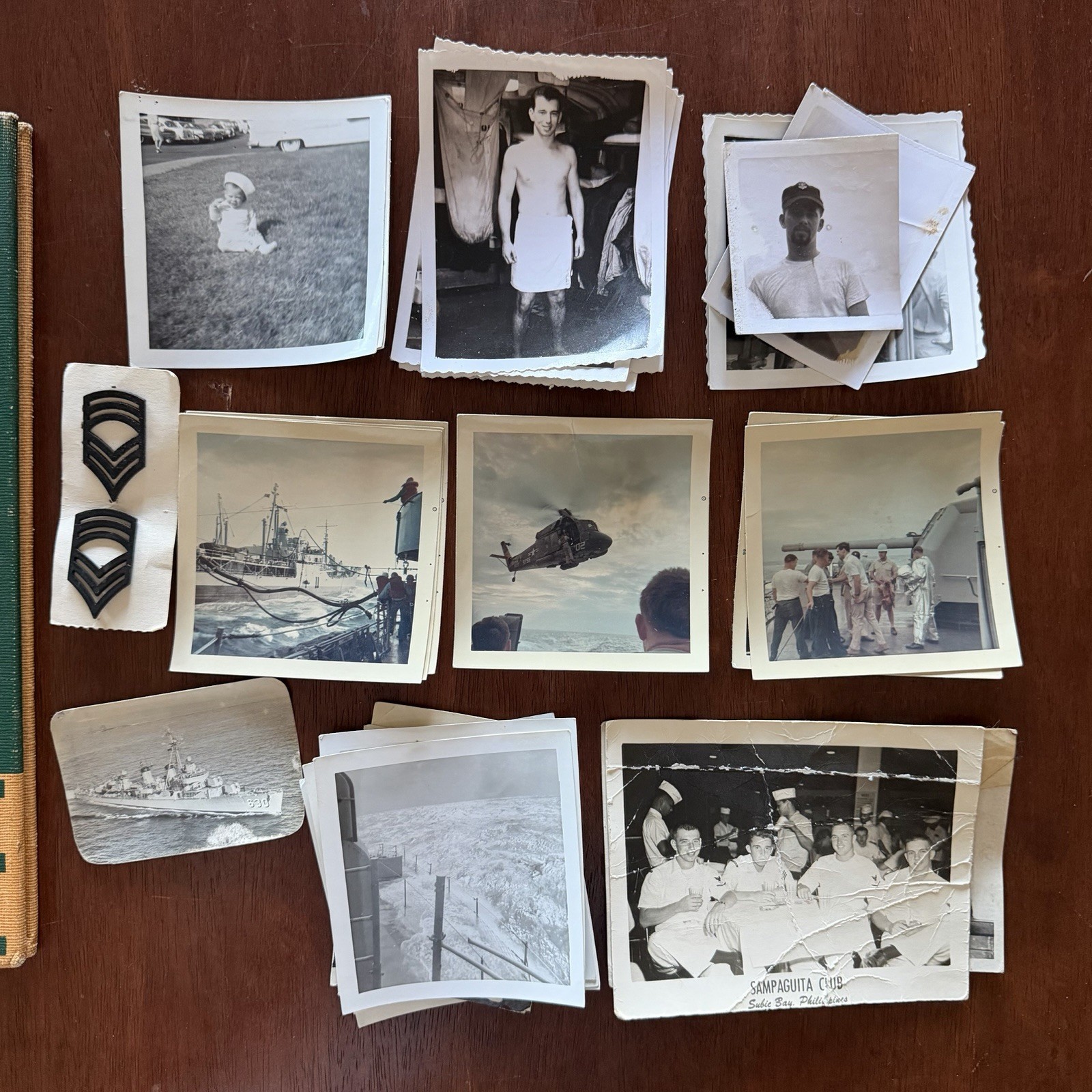 USS Braine DD-630 Navy Cruise Book Photo Lot 1960s Vietnam Subic Named Sailor