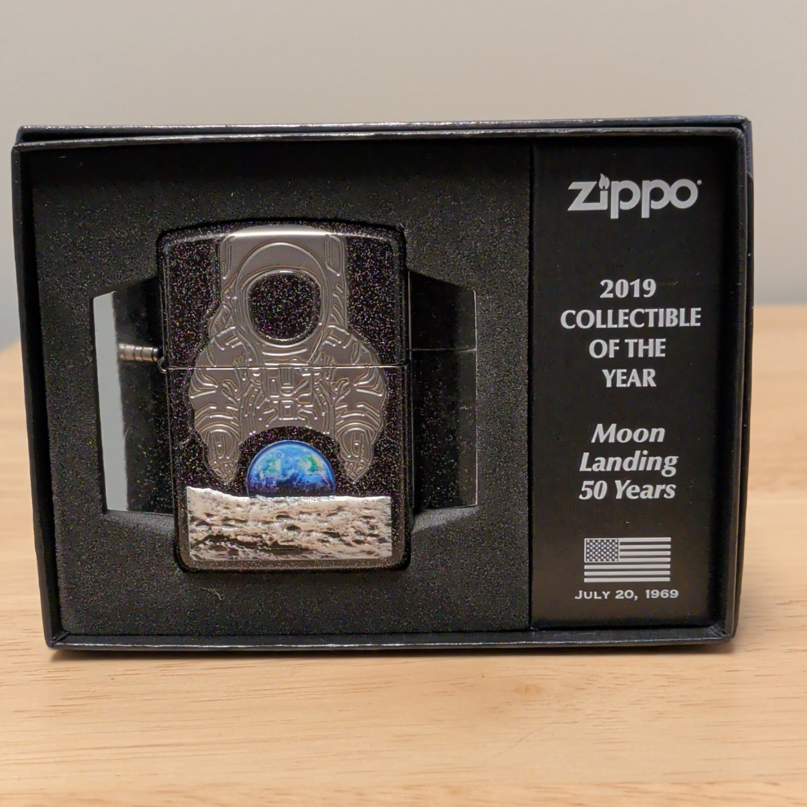 Zippo 2019 Collectible of the Year Moon Landing 50 Years Lighter 08186/14000