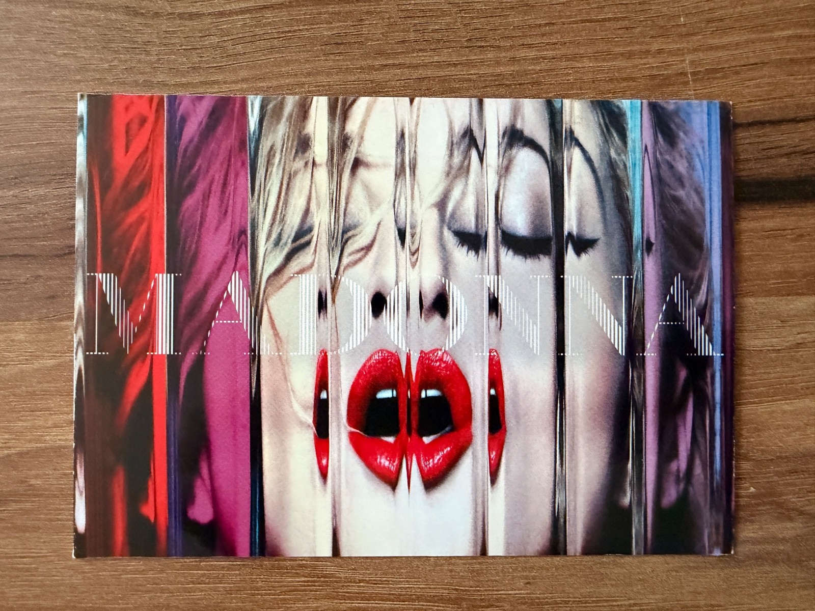 Rare Madonna Ray of Light Vintage Turkish Postcard Pop Icon Music Collectible