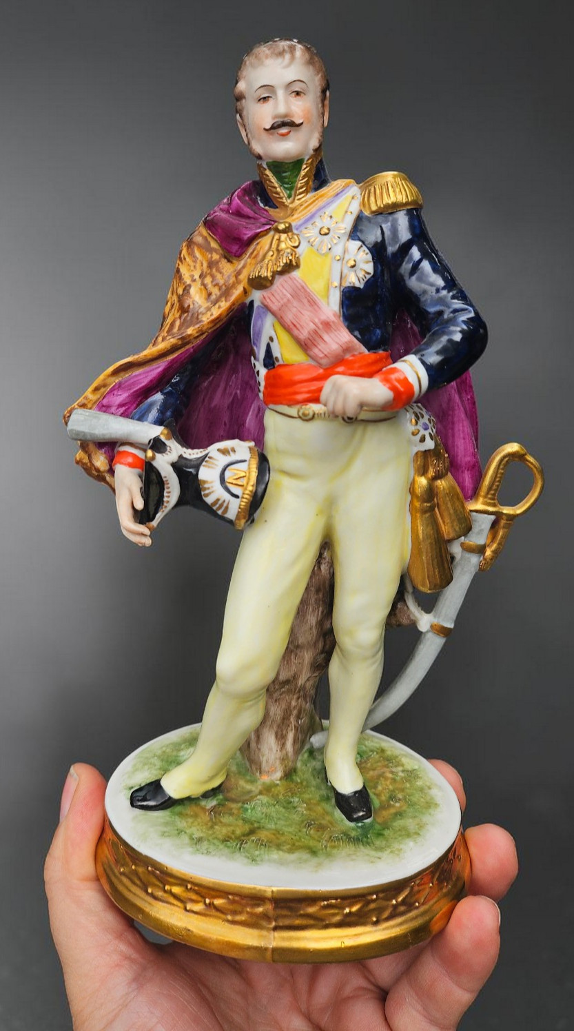 Vintage Poniatowski Porcelain figurine statue Rudolf KAmmer Volkstedt marked