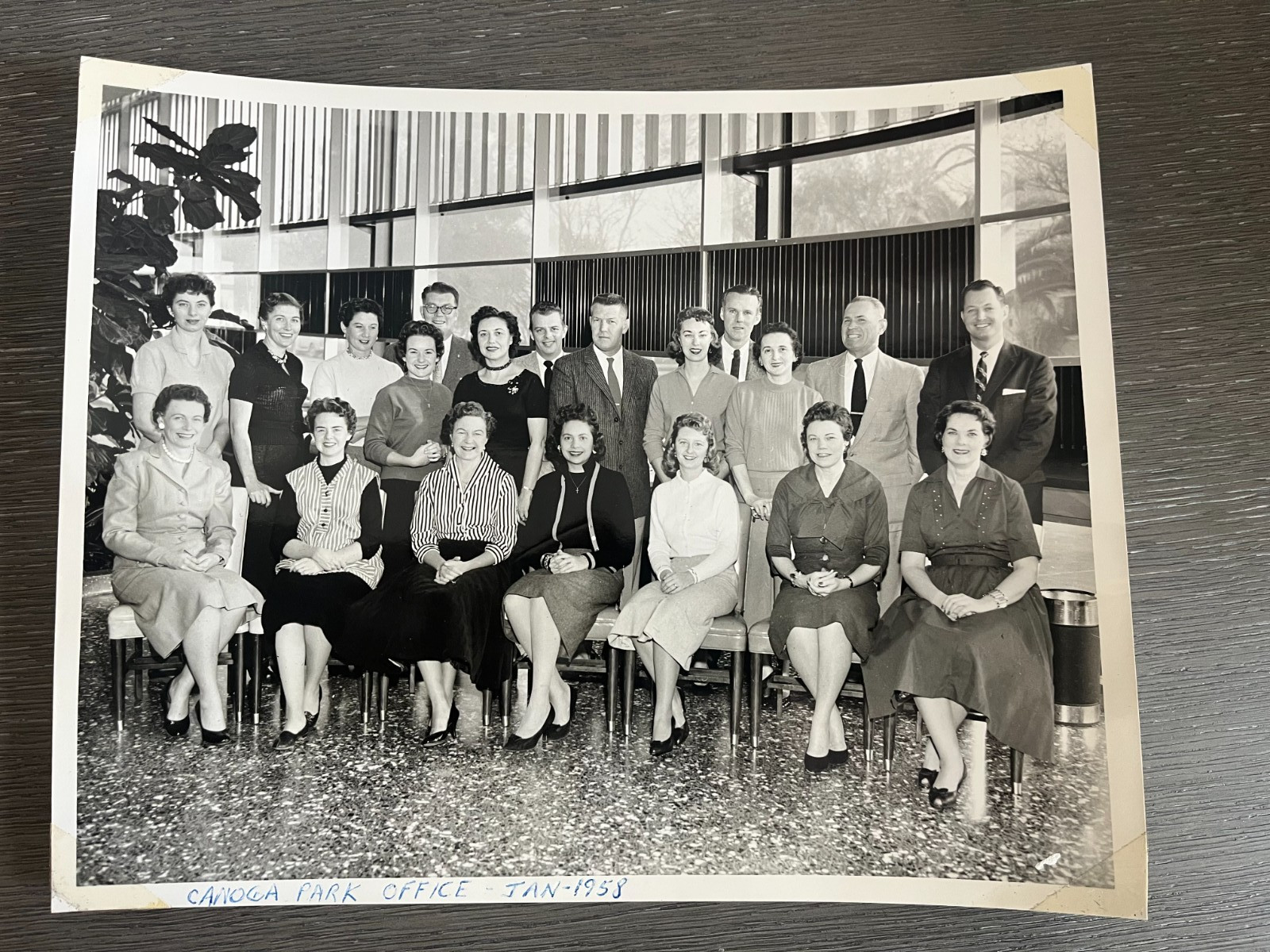1958 Canoga Park Valley Federal Saving & Loan Employee Picture 8x10\'\'