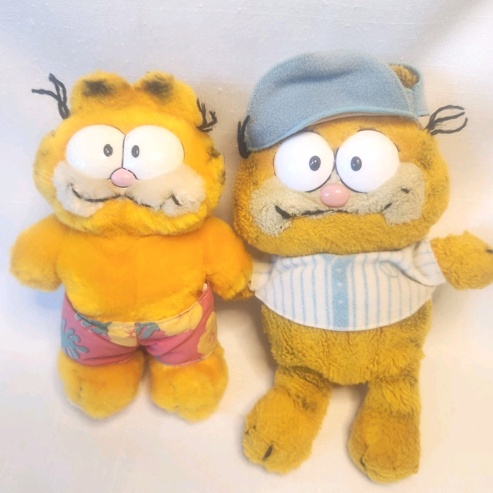 Vintage, 1980s Dakin Garfield plush toys Wave Rider Surfer Baseball Player Vintage, 1980s Dakin Garfield plush toys Wave Rider Surfer Baseball Player