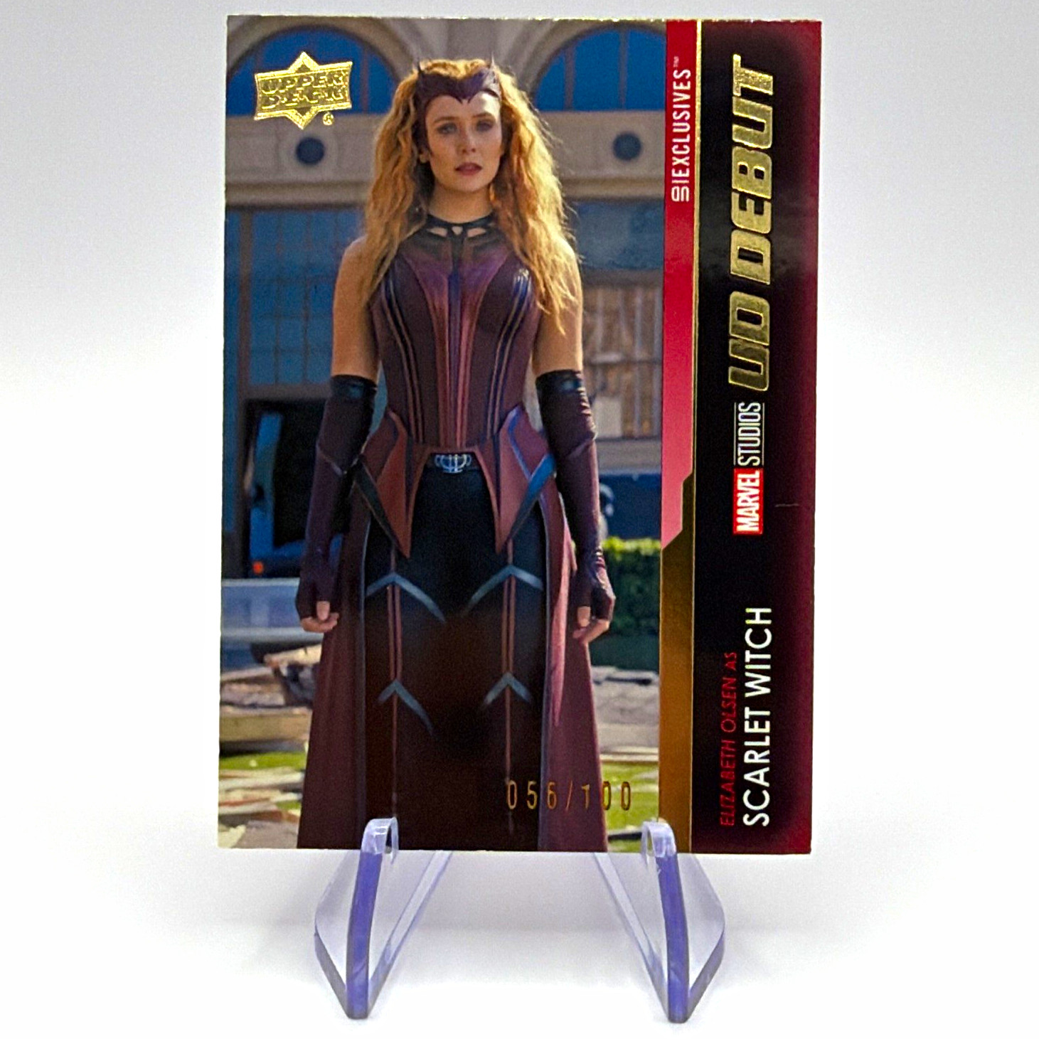 2024 Upper Deck Marvel Studios Series 1 UD Debut #101 Scarlet Witch 56/100