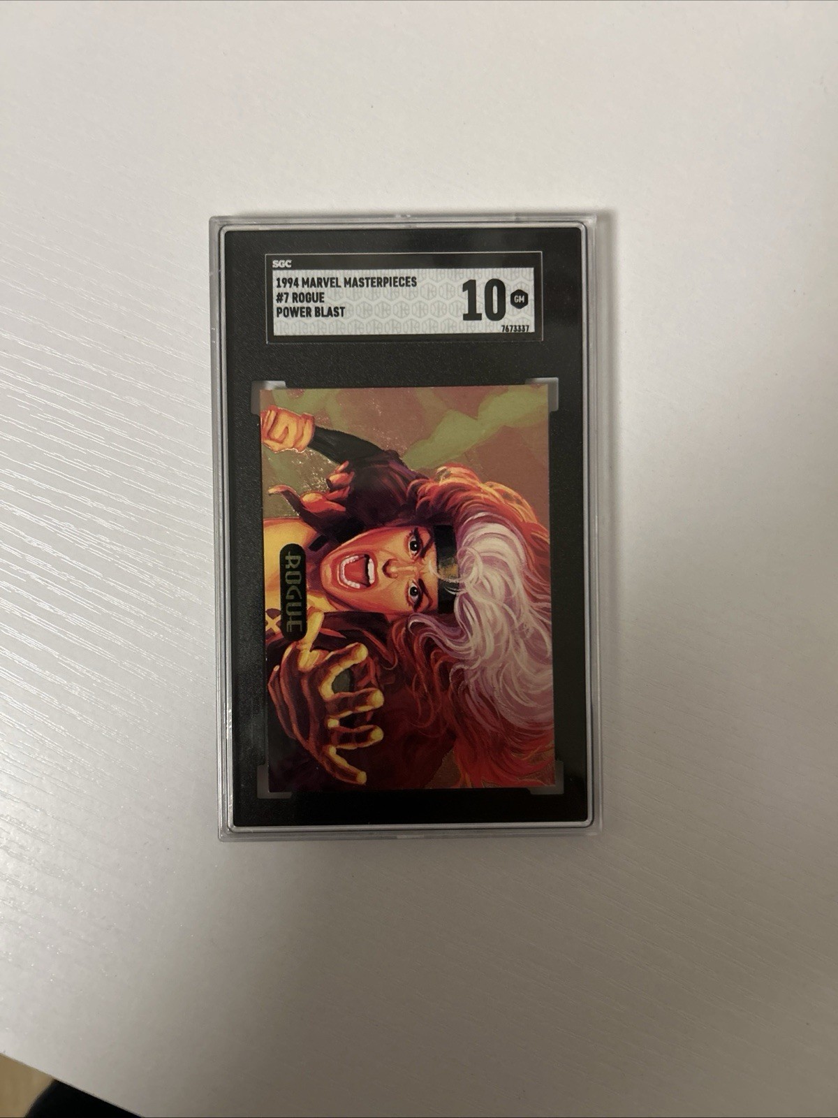 1994 Marvel Masterpieces Rogue Powerblast #7 - sgc 10 