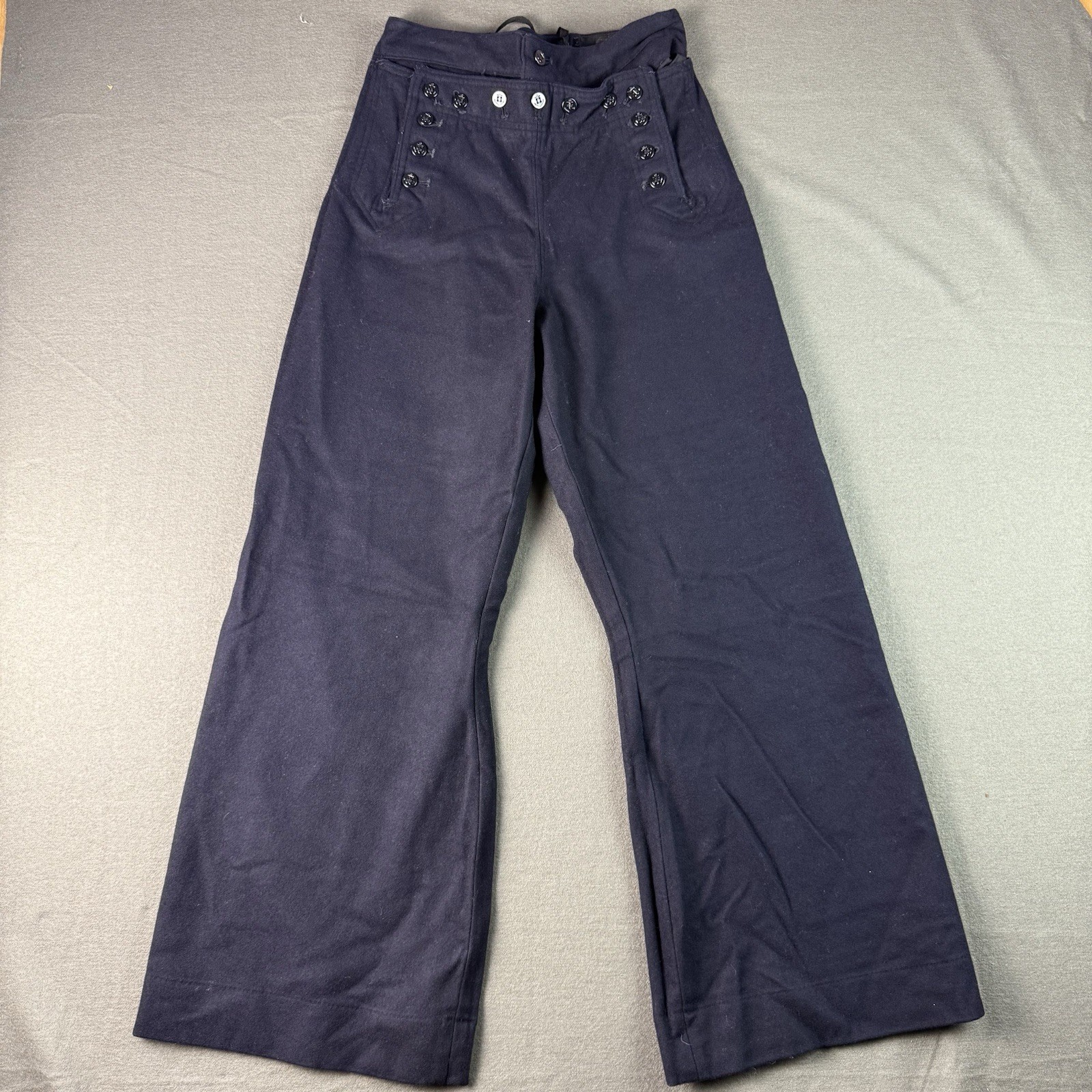 Vintage US Navy Cracker Jack 13 Button Sailor Pants Women’s 25x28