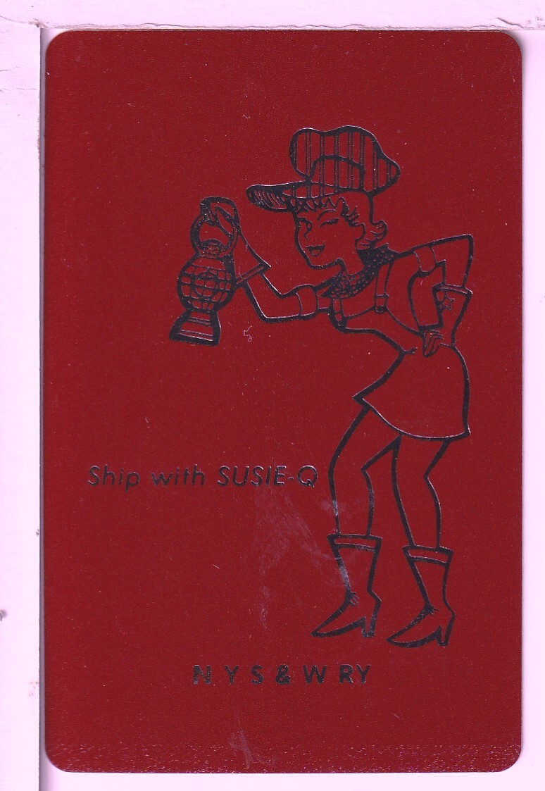 Single Railroad Playing Card 