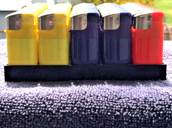 Mini Electronic Disposable Lighters Adjustable Flame (50) Display