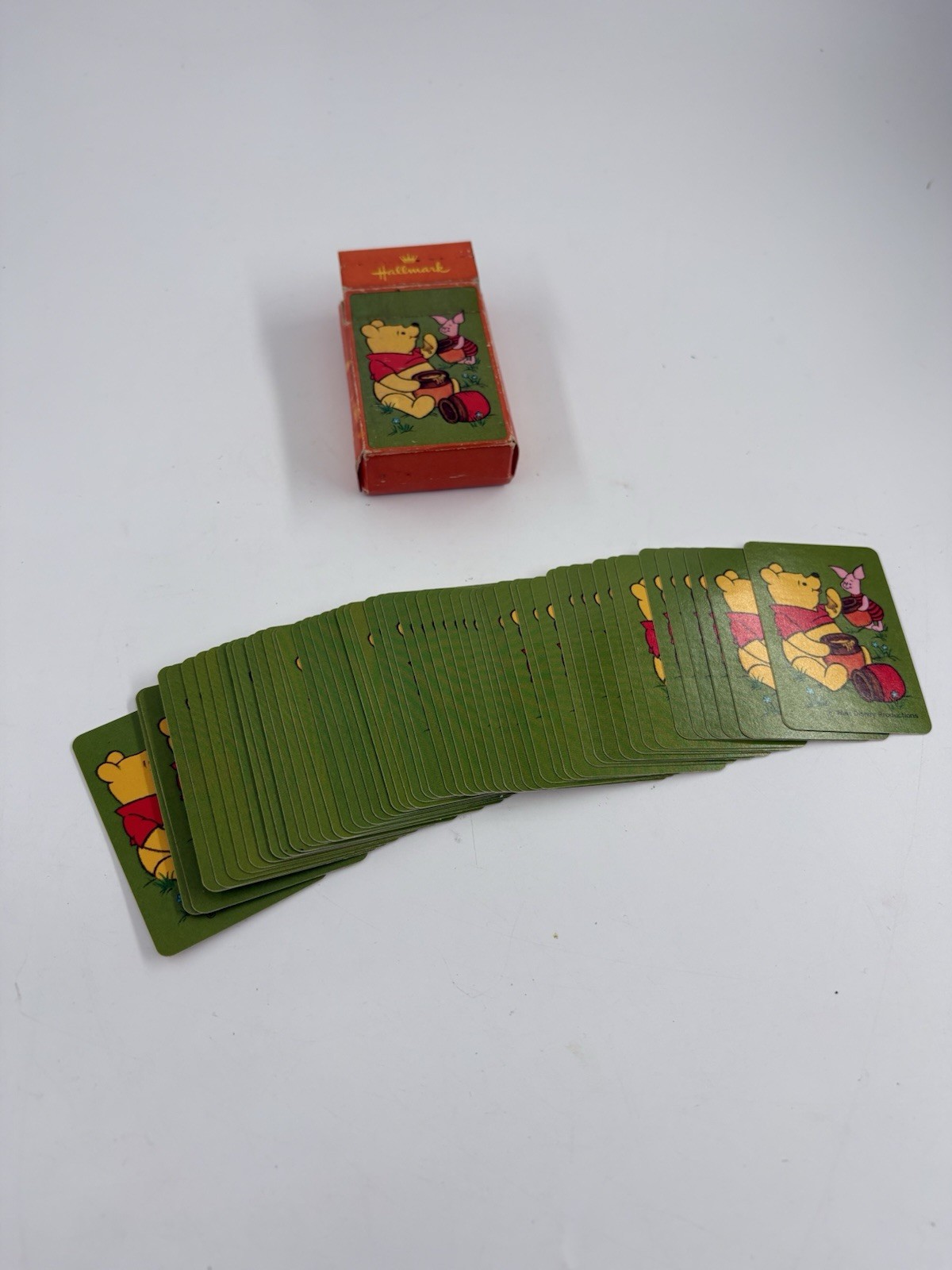 Vtg Miniature Hallmark Winnie The Pooh Playing Cards.
