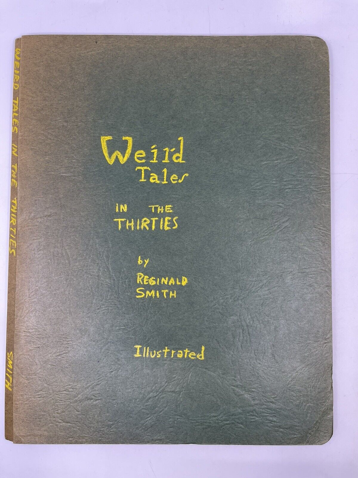 Weird Tales In The Thirties Handmade 1967 RARE Vintage Pulp Scifi Fan Zine