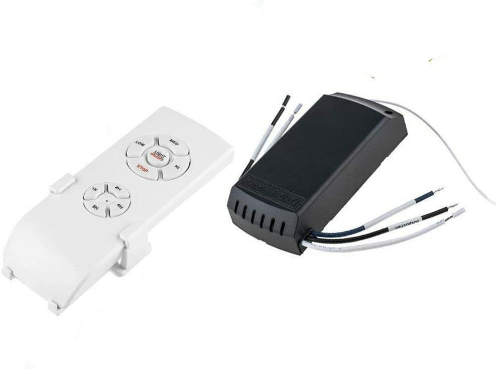Universal Wireless Ceiling Fan Lamp Light Timing Remote Control Receiver Kit