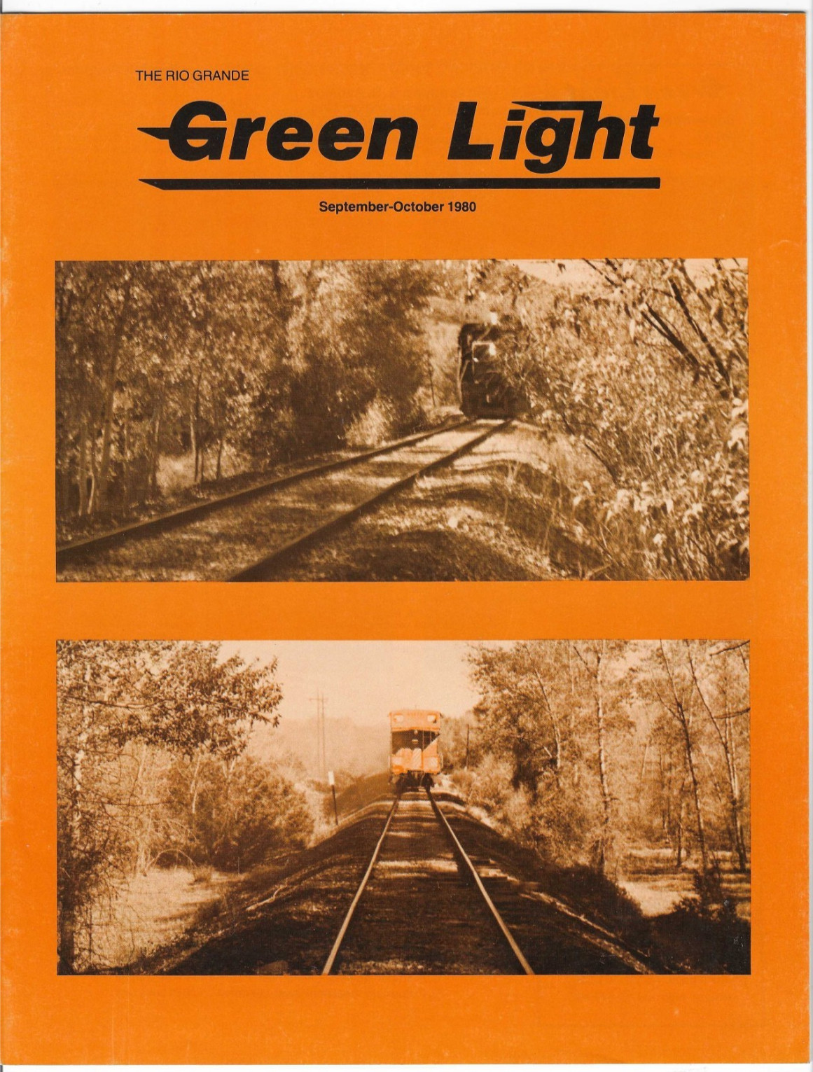Vintage Rio Grande Green Light magazine Vol 41 No 5 September - October 1980