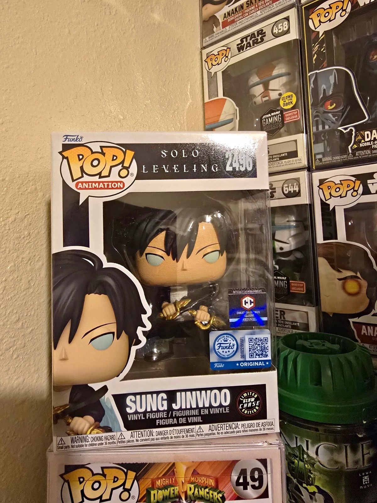 Funko Pop Vinyl: Solo Leveling - Sung Jinwoo Glow Chase Limited #2496