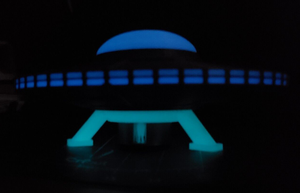 Limited Special Edition Alien Space UFO III/Space Craft Blue Glow Large