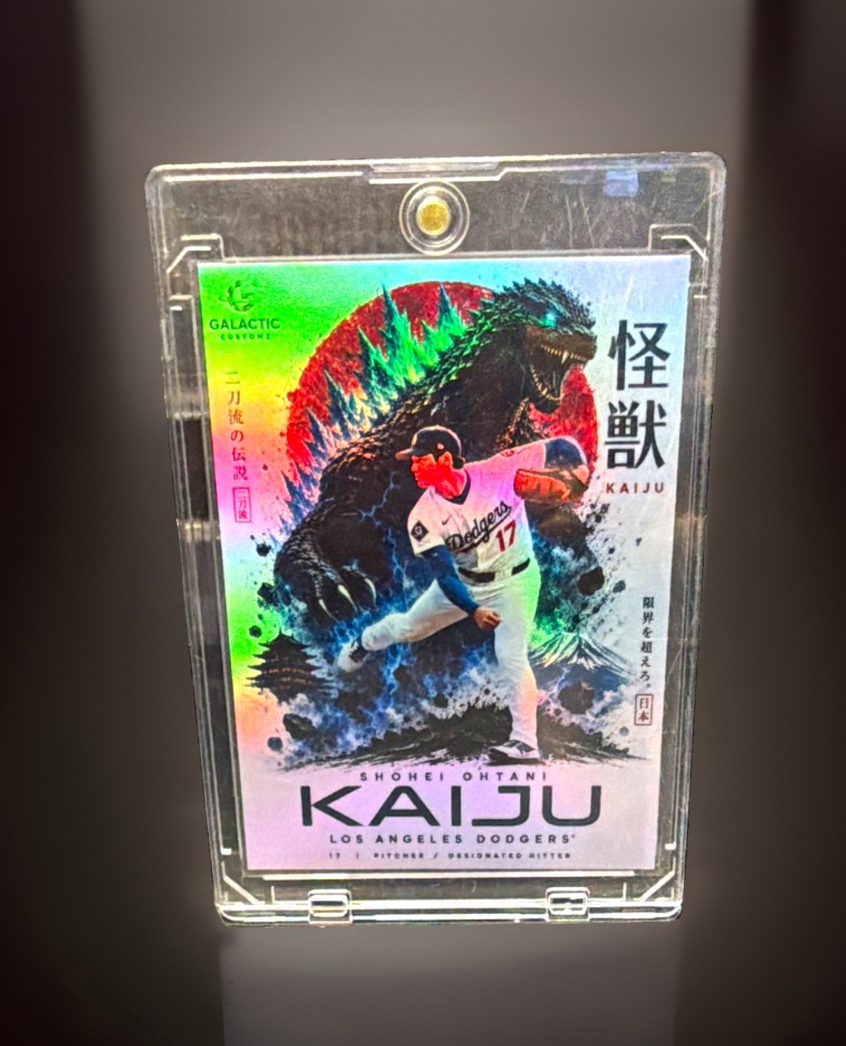 Shohei Ohtani Kaiju Godzilla Card Insert Los Angeles