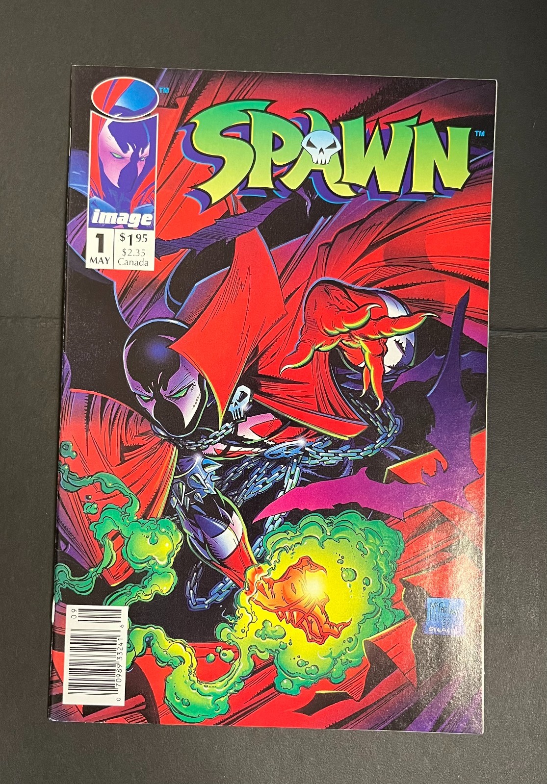 Spawn #1 Newsstand Edition (1992, Image Comics) VF-NM