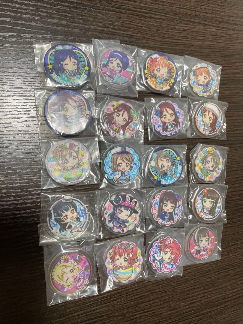 Love Live Sunshine Acrylic Badge Set 16 Pieces Love Live Sunshine Acrylic Badge Set 16 Pieces