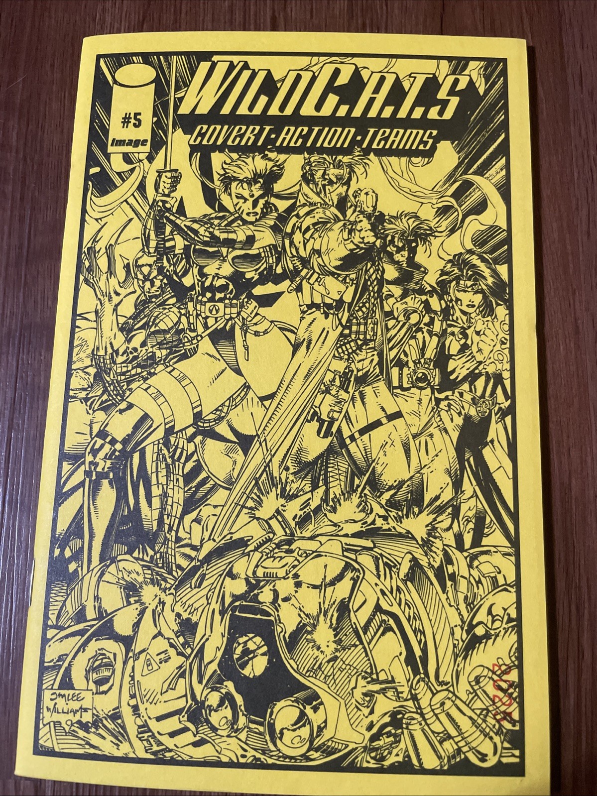 Image Comics WILDCATS COVERT ACTION TEAMS Ashcan #5 1993 - #2025 of 5000 NM+ Image Comics WILDCATS COVERT ACTION TEAMS Ashcan #5 1993 - #2025 of 5000 NM+