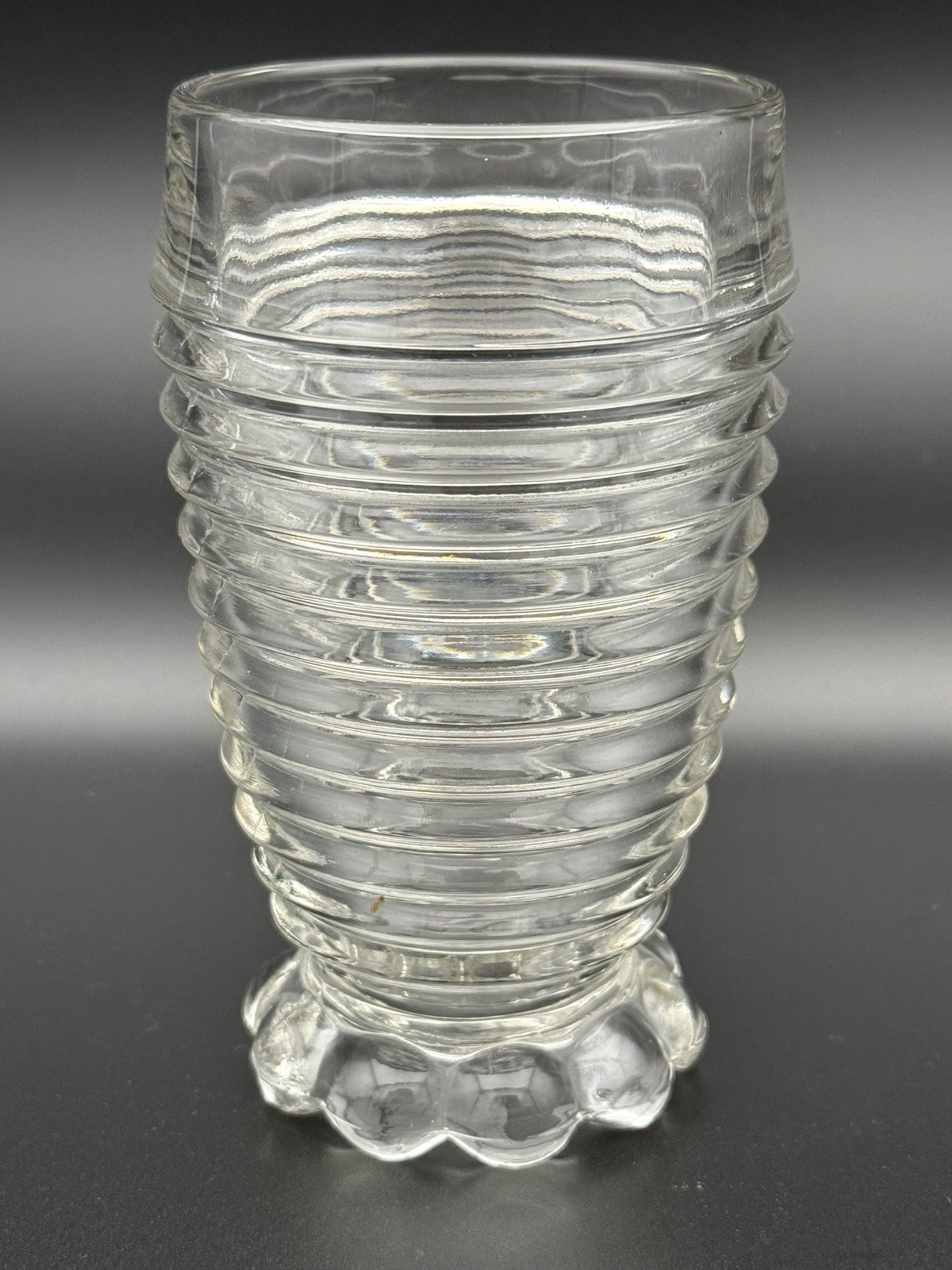 Hocking Glass Manhattan Clear 10 Oz Footed Tumbler