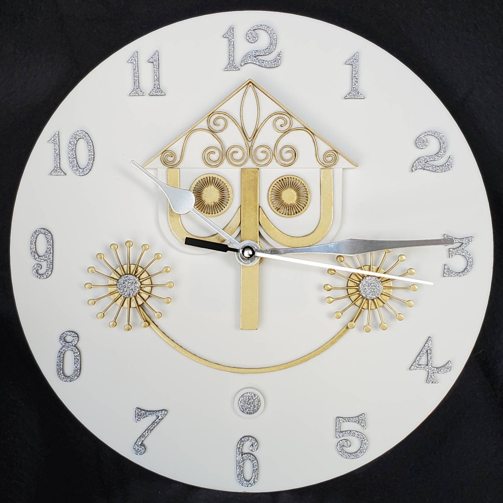 It's A Small World Glockenspiel Wall Clock Disneyland/Disney World Inspired 9 In