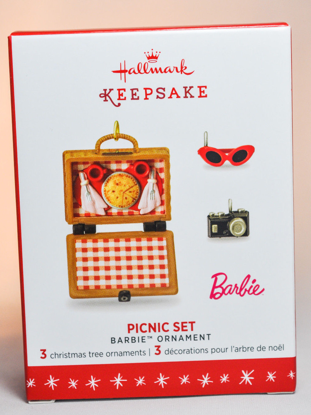 Hallmark: Picnic Set - Barbie - Set of 3 Accessories - 2016 Ornament
