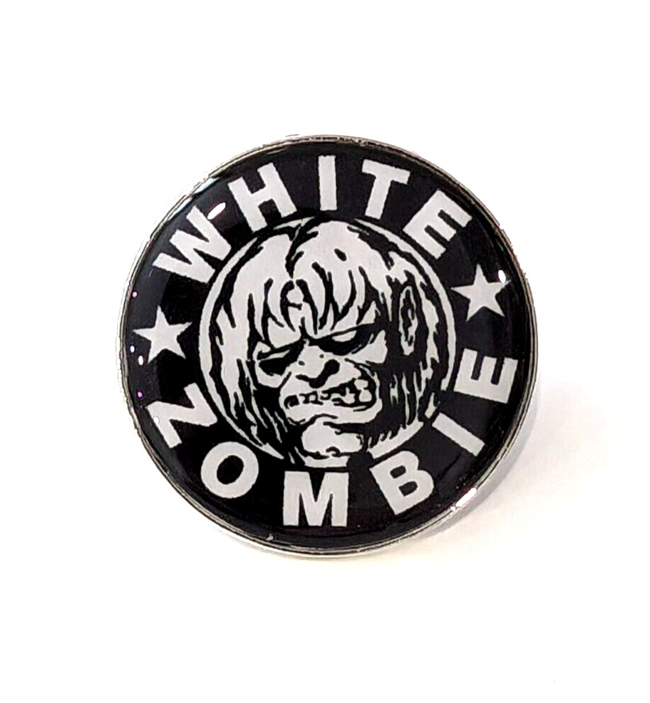 White Zombie - Heavy Metal Rock band Rob Zombie Astro Creep Brooch Enamel Pin