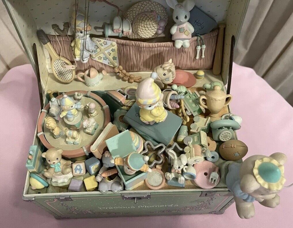 Enseco Precious Moments Toy chest Musical Plays My Favorite Things Box NOT Incl