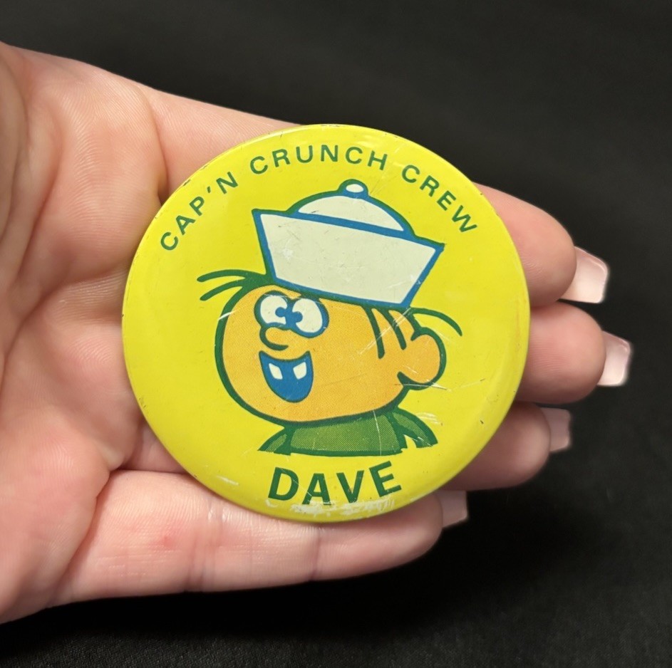 1965 “DAVE” CAP\'N CRUNCH CREW cereal premium 2.25\