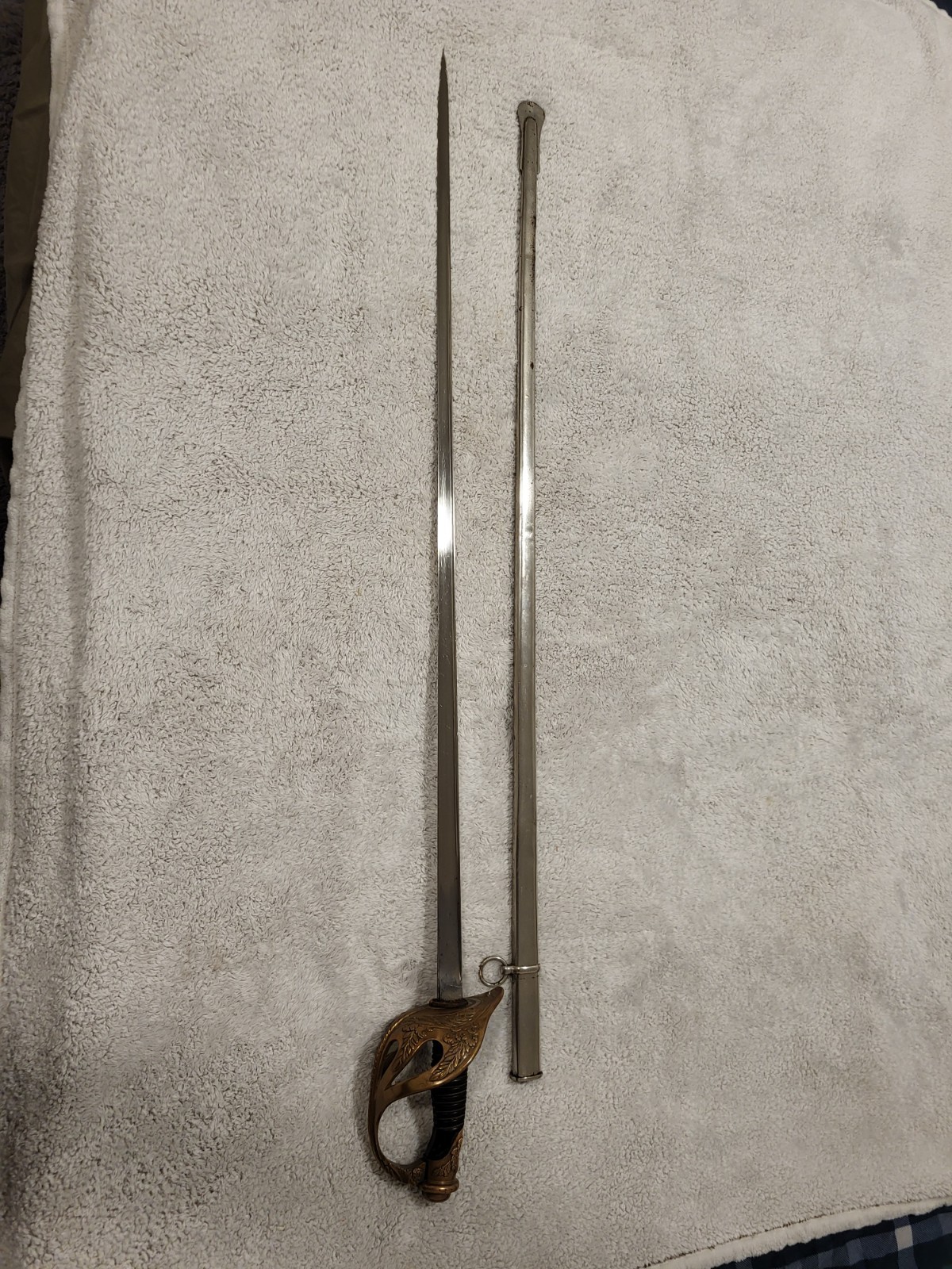 1896 French Calvary Fantasy Art Sword, Medusa Face inside the hilt, hand tooling 1896 French Calvary Fantasy Art Sword, Medusa Face inside the hilt, hand tooling