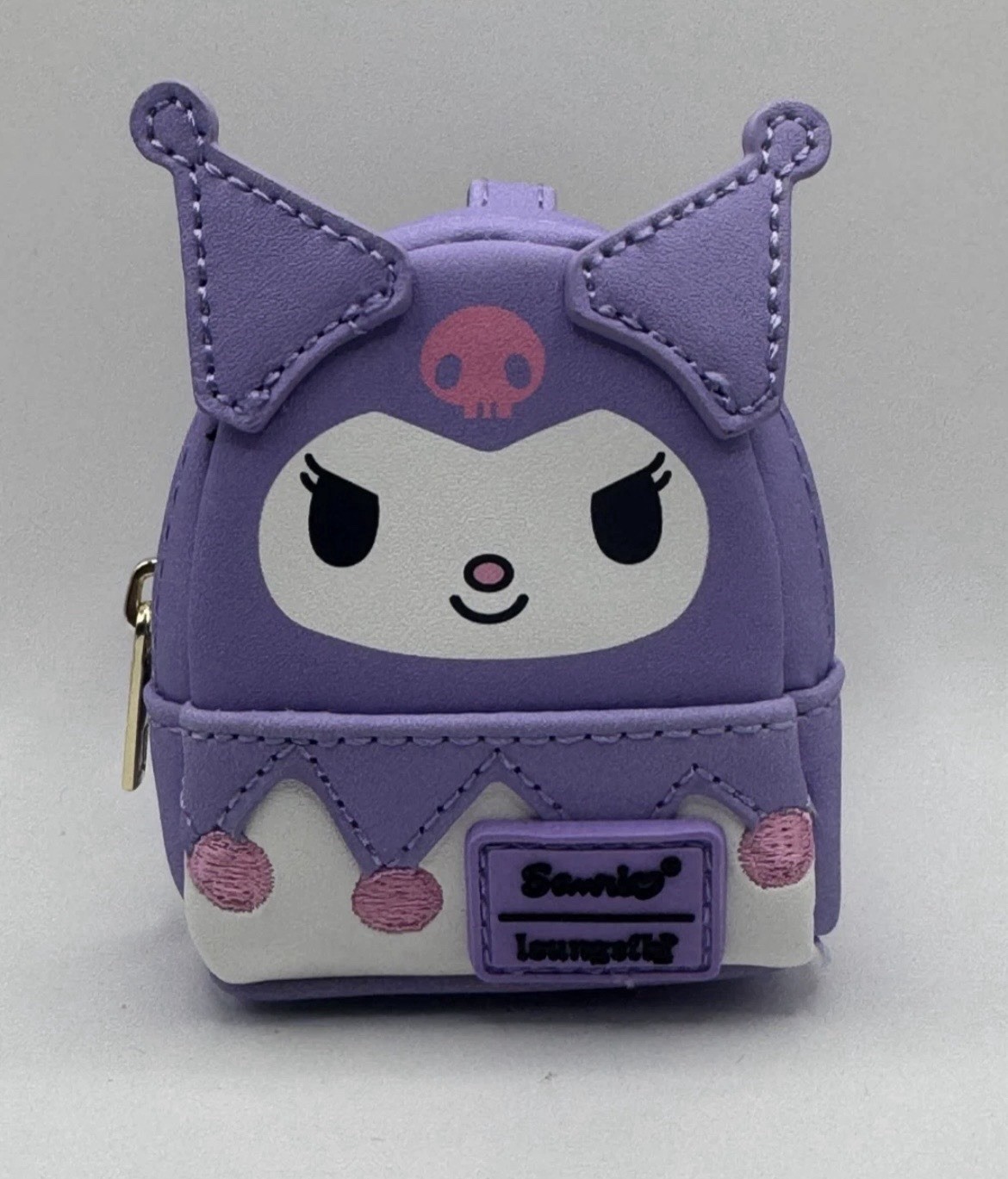 Sanrio Hello Kitty & Friends Bag Charm Loungefly 3” Mini Backpack Kuromi