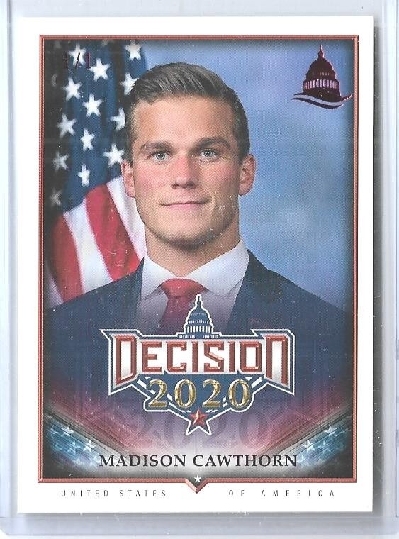 RAREST 2020 DECISION  MADISON CAWTHORN RED \