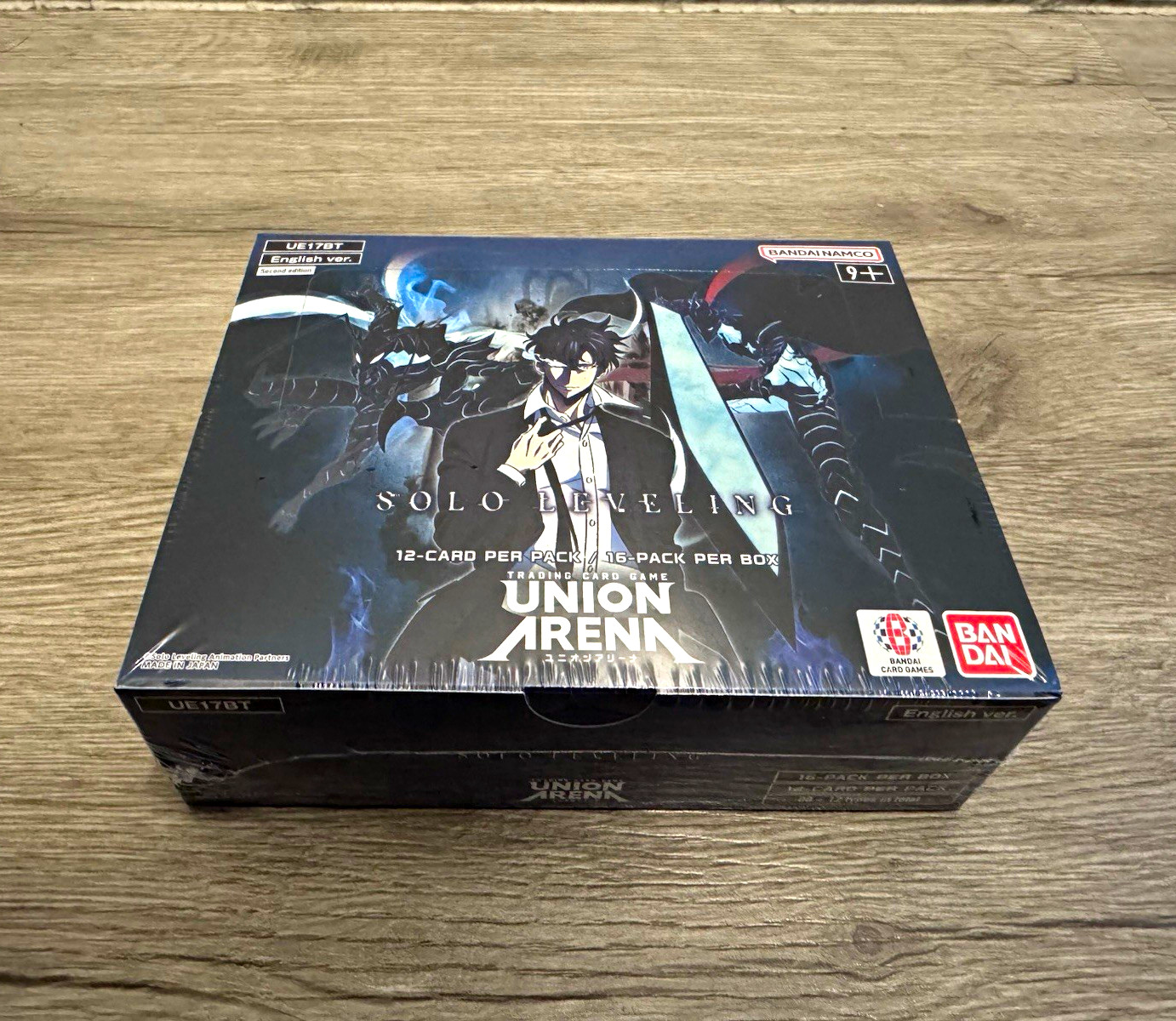 Bandai Namco Union Arena Solo Leveling English Booster Box 16packs in sealed