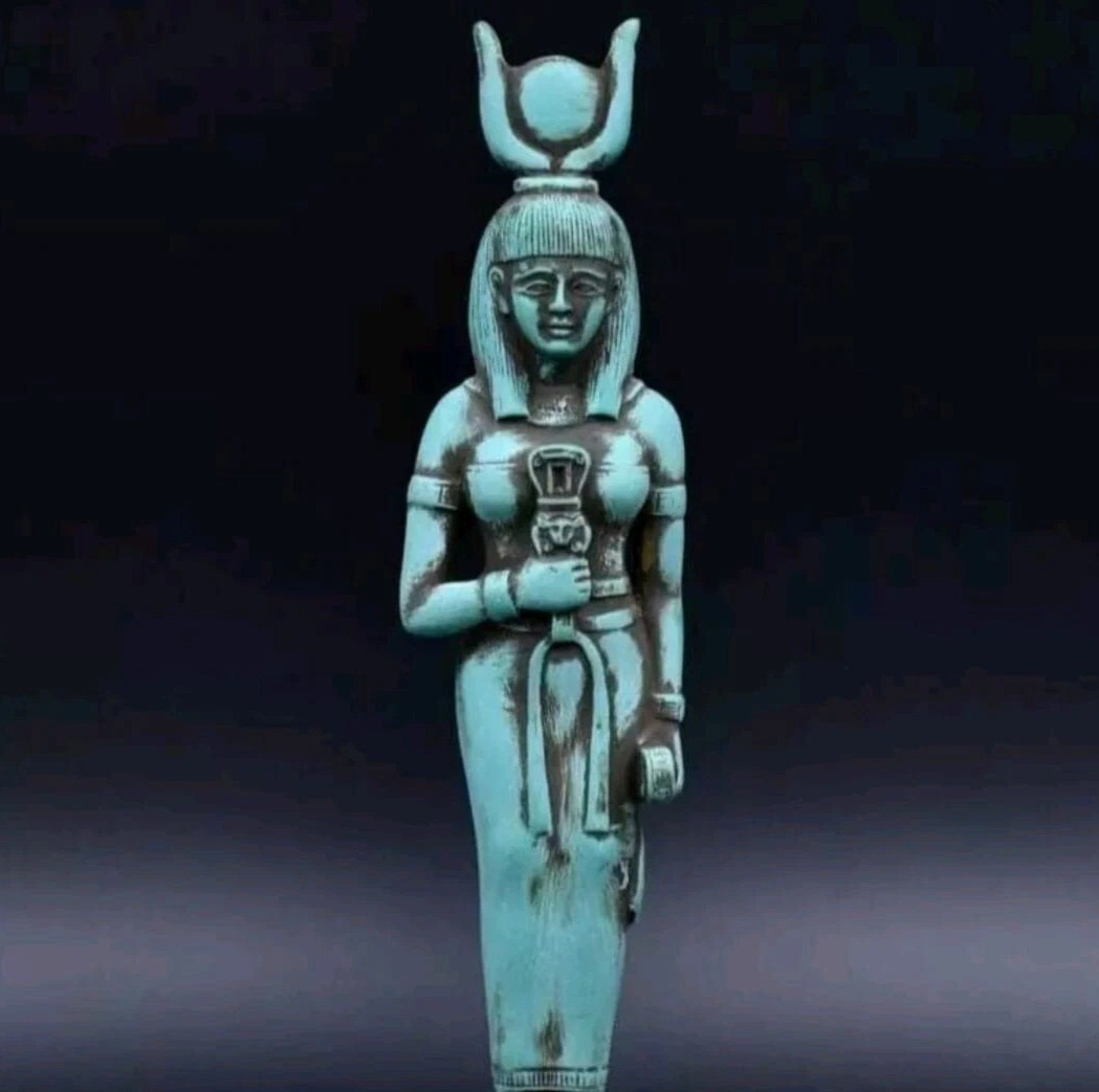 Egyptian Artifacts Rare Authentic Pharaonic Statue Egyptian Goddess Hathor BC