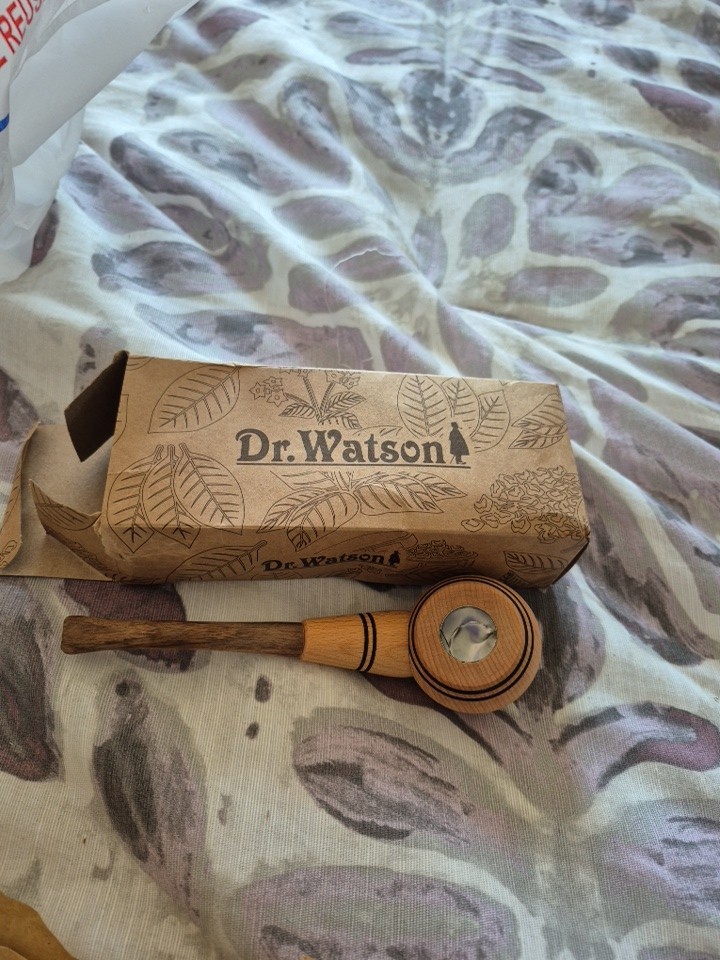 Dr. Watson - Wooden Tobacco Pipe, Classic, Handmade from Natural Wood