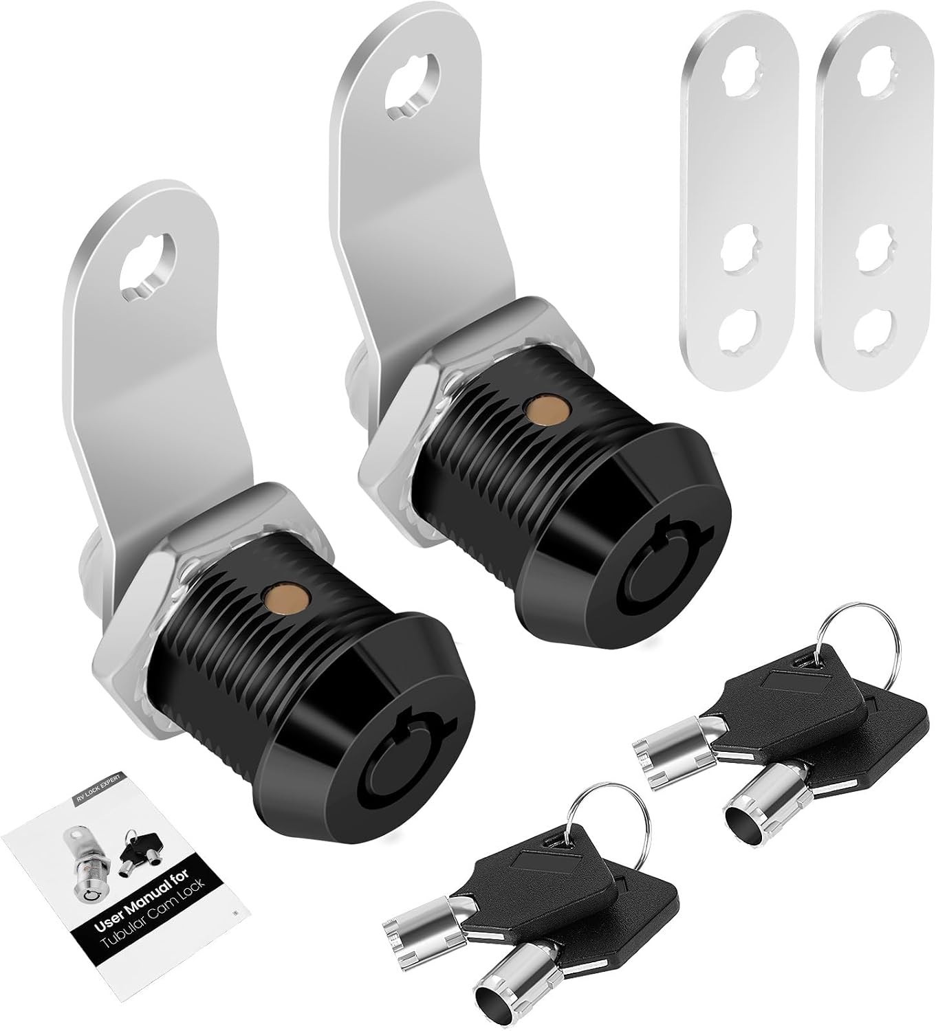 2 Pack Tool Box Lock with Keys, 5/8\ 2 Pack Tool Box Lock with Keys, 5/8\