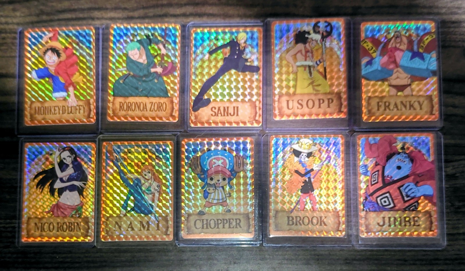 One Piece Lot Of 10 Holo Sticker Cards Series 2 Featuring Straw Hat Crew One Piece Lot Of 10 Holo Sticker Cards Series 2 Featuring Straw Hat Crew