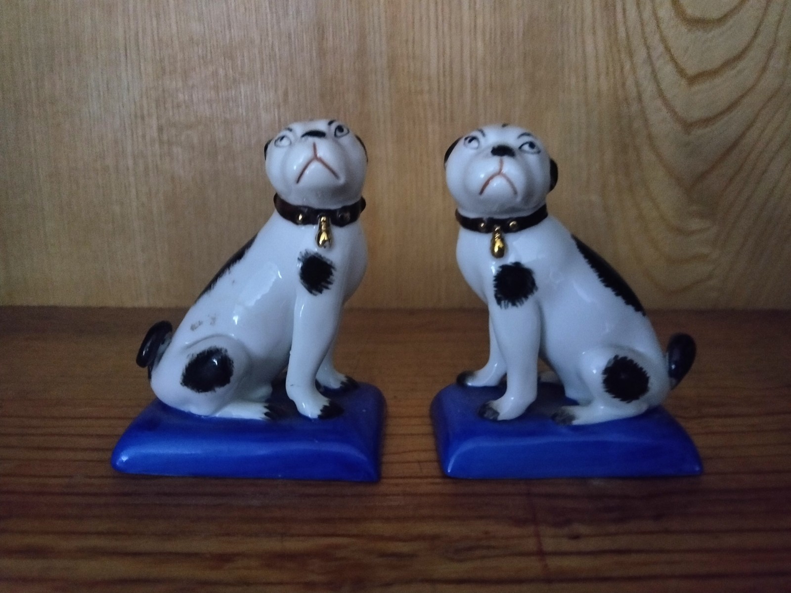 Pair of Small Antique Bull Dog Figurines Made In Germany Hand Painted Pair of Small Antique Bull Dog Figurines Made In Germany Hand Painted