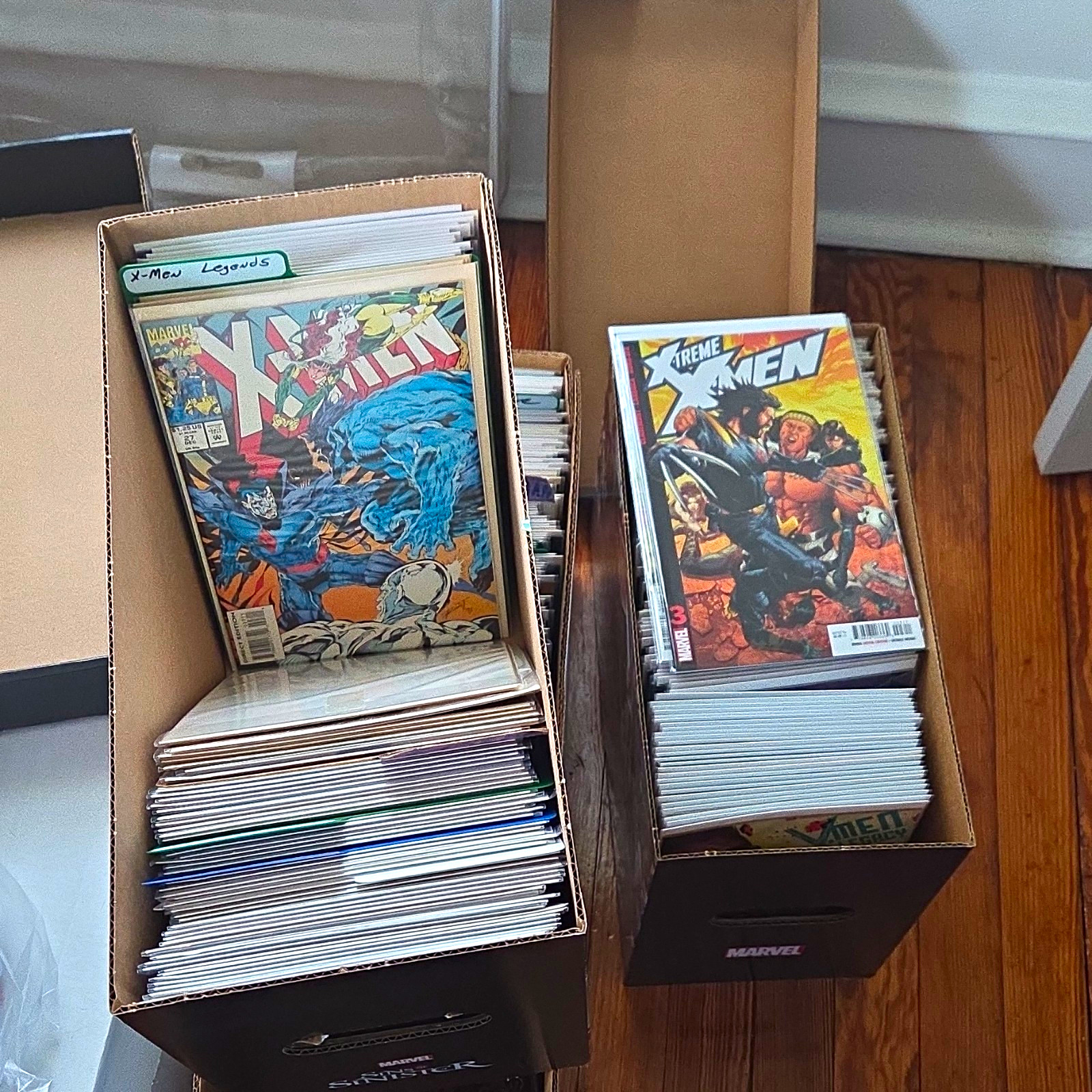 10 Marvel Comics X-Men Comic Books Mixed Issues Bagged And Boarded