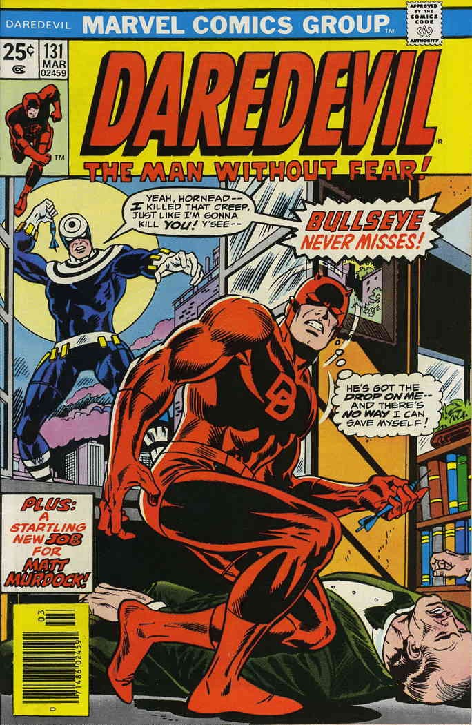 Daredevil #131 FN; Marvel | 1st Appearance Bullseye - w/Bag+Board