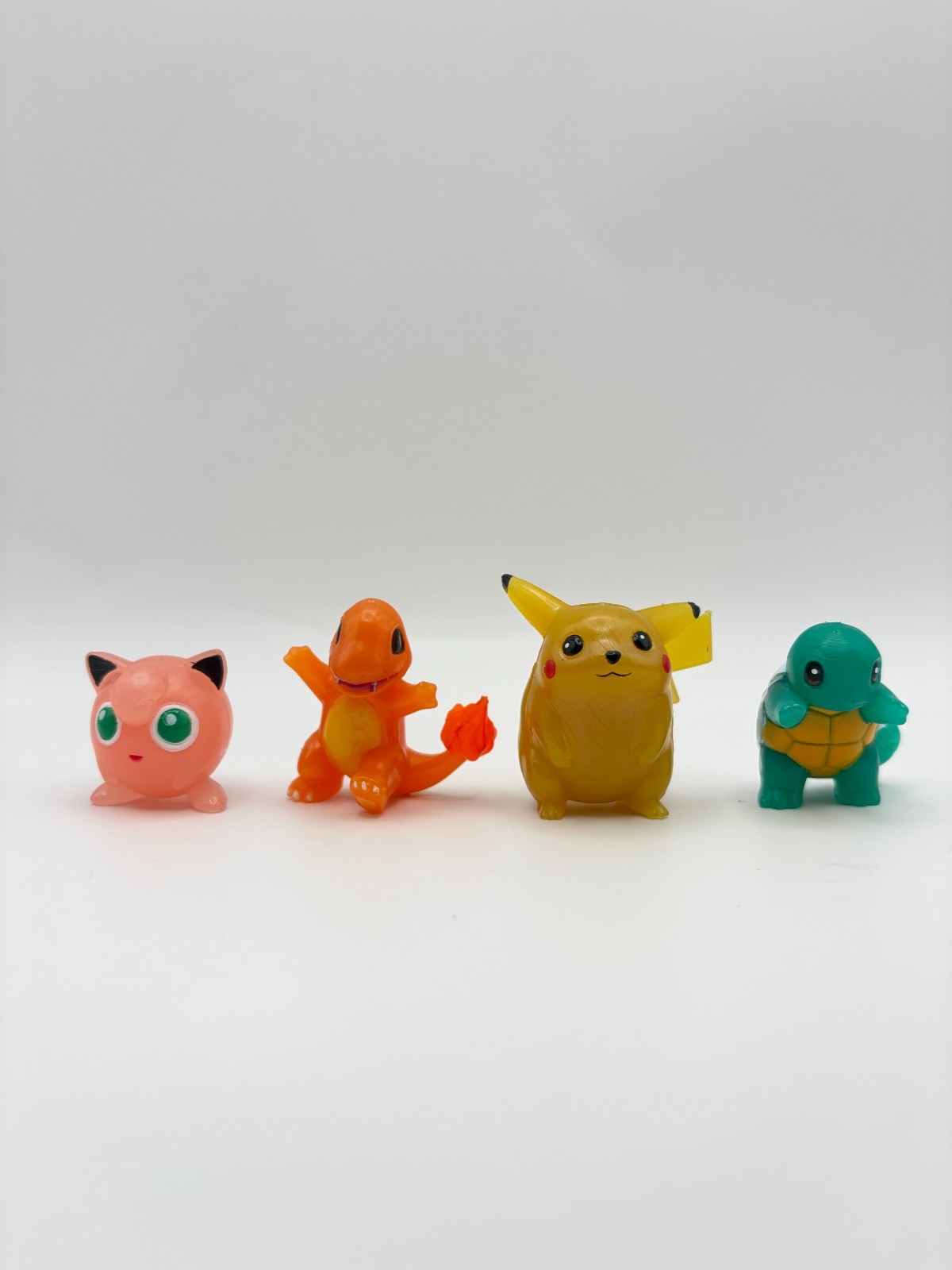 Vintage Pokémon Nintendo Japan Keychain Translucent Figures – Pikachu Charmander