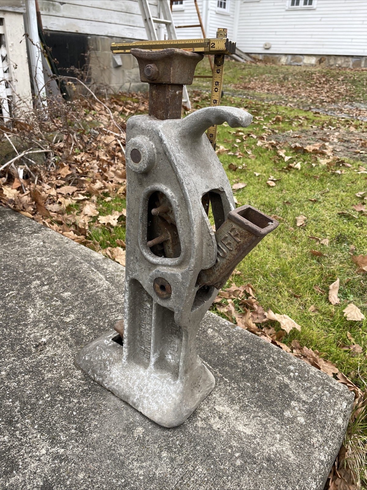 Vintage Duff Norton Railroad Jack 15 Ton 117 AC VERY RARE
