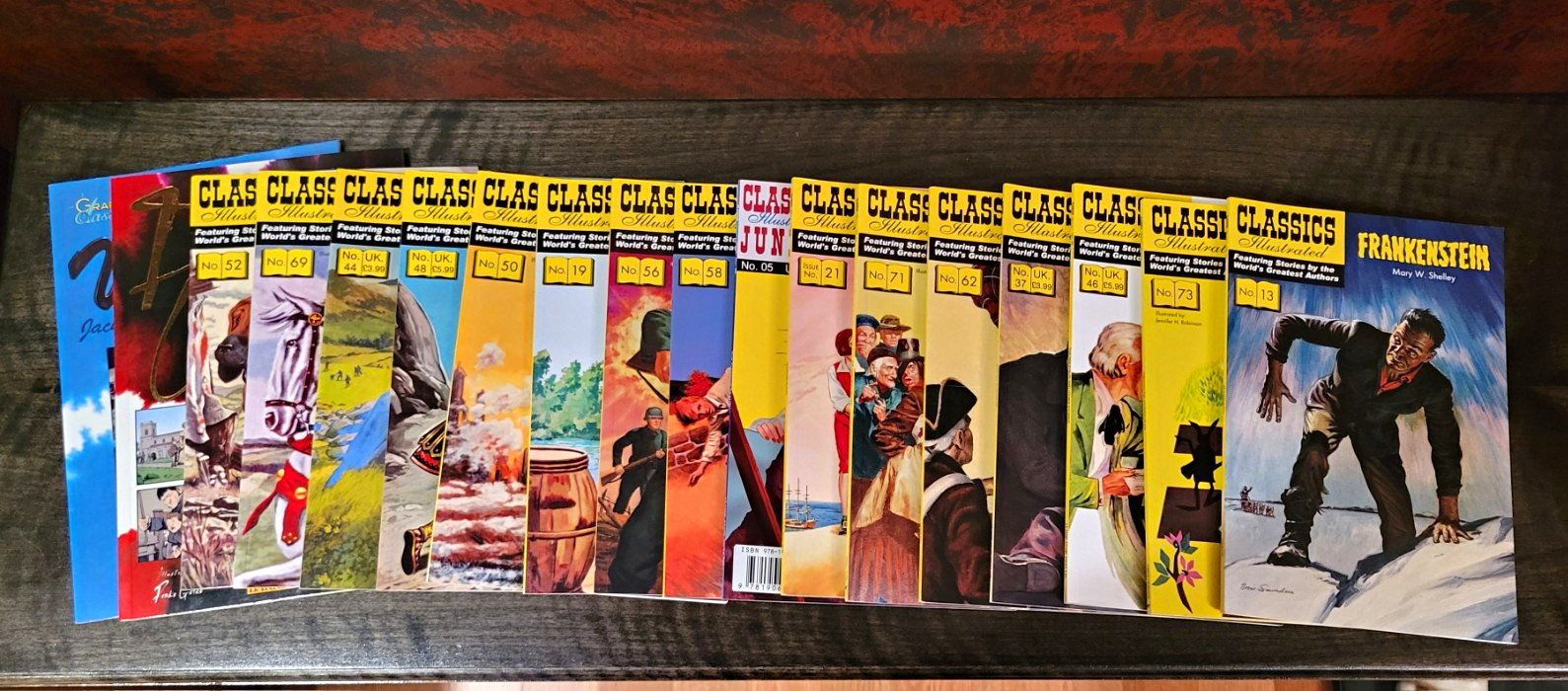 Classics Illustrated Comic Lot: Sleeping Beauty Frankenstein Copperfield Huck Classics Illustrated Comic Lot: Sleeping Beauty Frankenstein Copperfield Huck