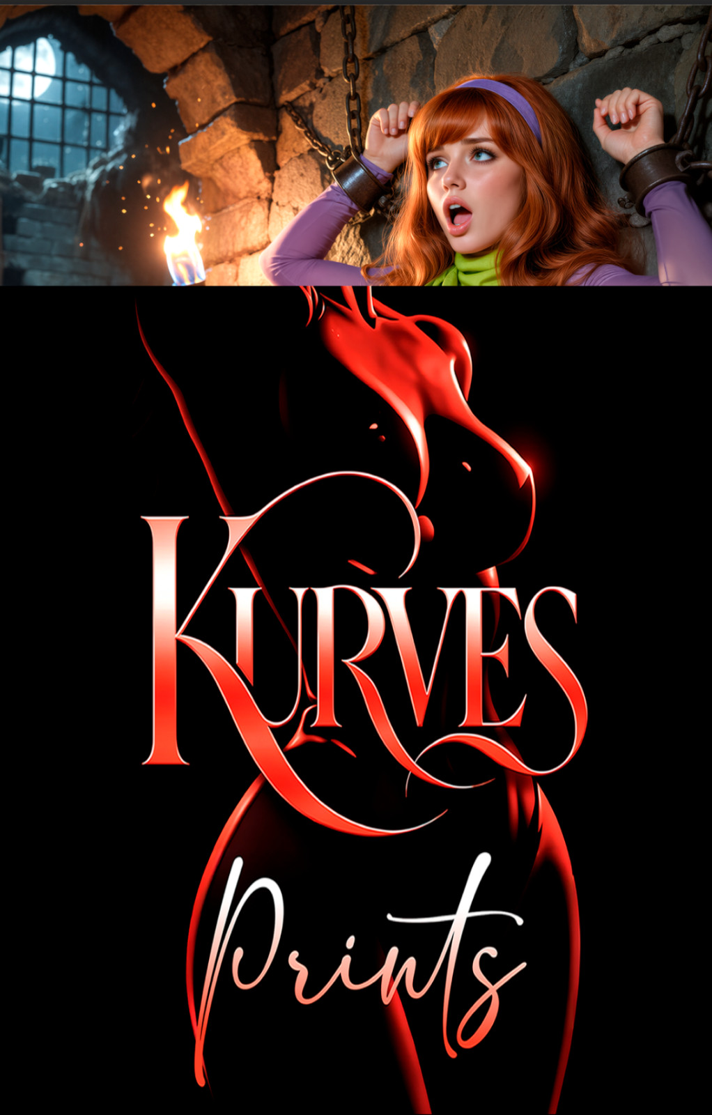 Velma and Daphne Cosplay V7 | NOTI | SINGLE COVER PRINT | KURVES COMICS
