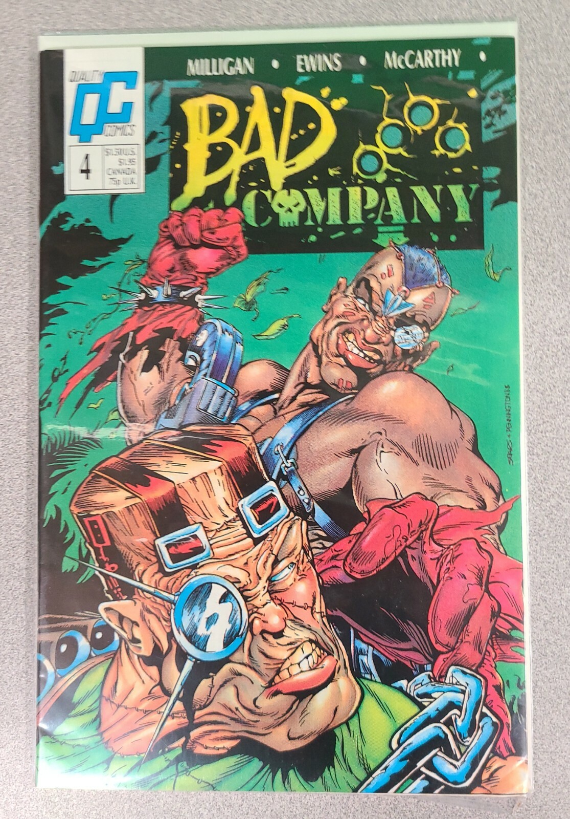 Bad Company Issue 4 Quality Comics 1988 NM Peter Milligan Bret Ewins (97)