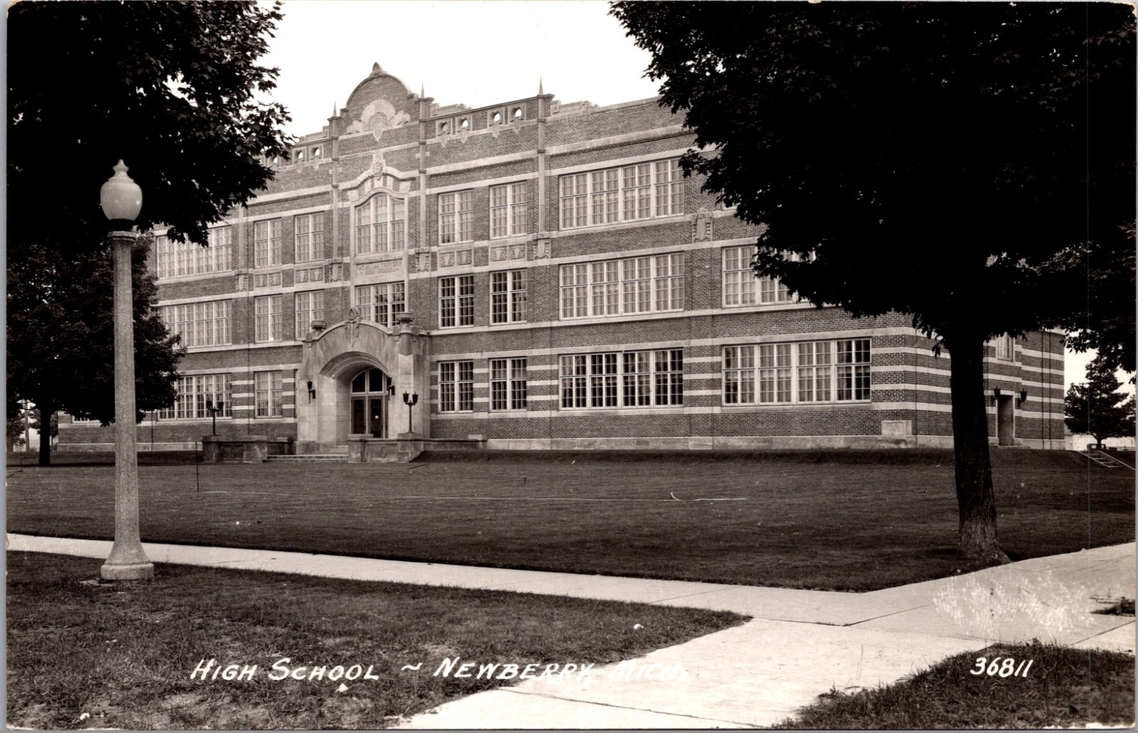 RPPC High School Newberry Michigan School Building Upper Peninsula View