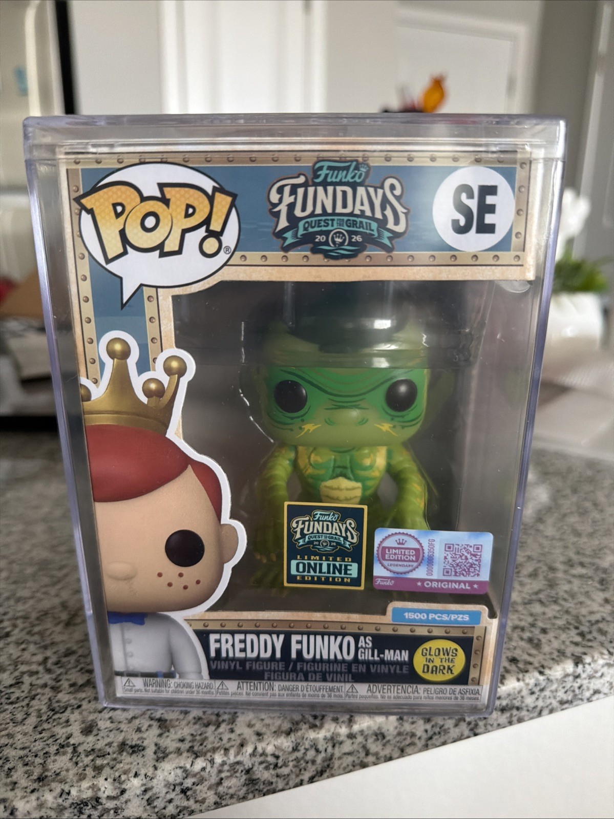 Freddy Funko As Gill-Man Glow GITD 2026 Funko Fundays Online Pop LE 1500