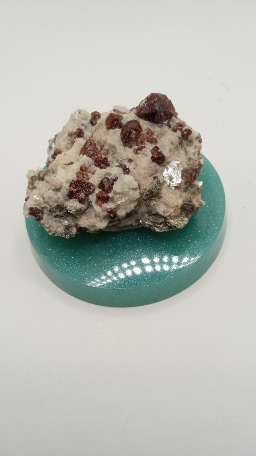 Almandine Garnets from Afghanistan on Stand