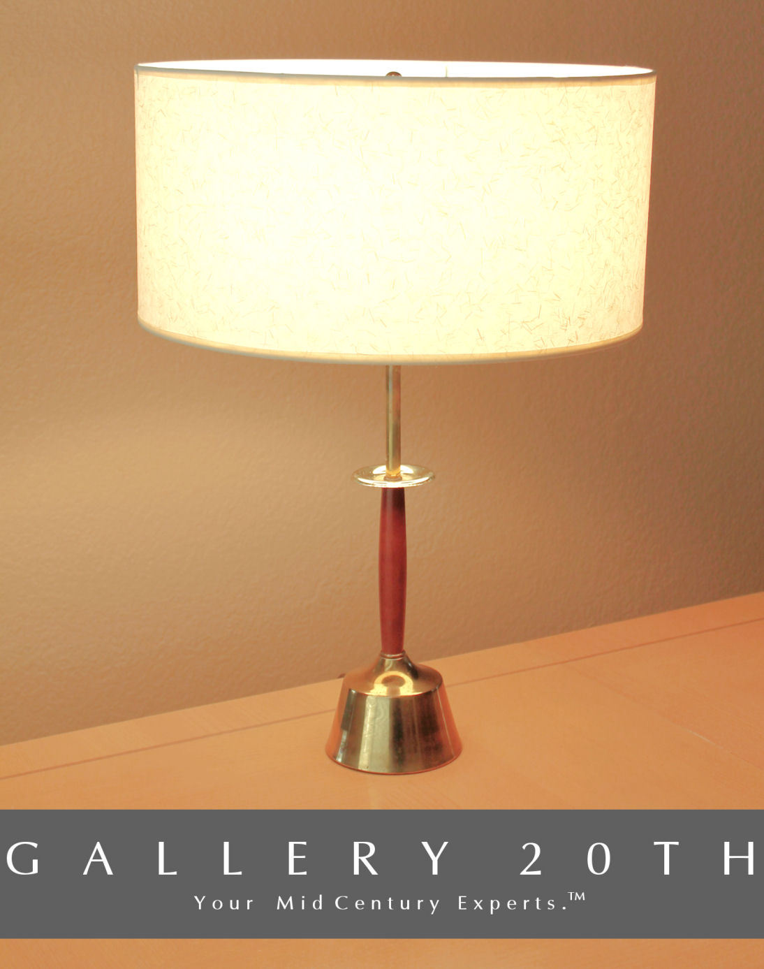 STYLISH MCM DANISH WALNUT BRASS DESK LAMP 50S 60S LIGHT VTG ATOMIC MID CENTURY